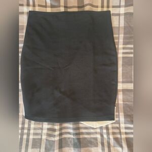 Primark Textured Black Pencil Skirt
